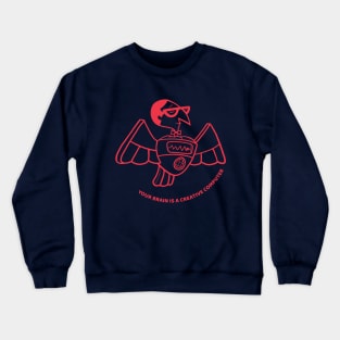 Dexters Laboratory - Professor Hawk illustration Crewneck Sweatshirt